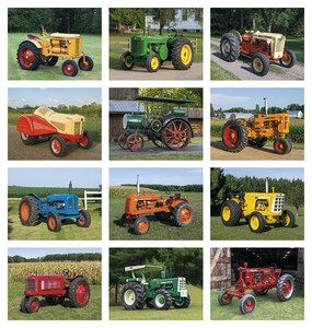Good Value Classic Tractor - Spiral Calendar month image