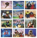 Good Value Monkey Mischief - Spiral Calendar month image