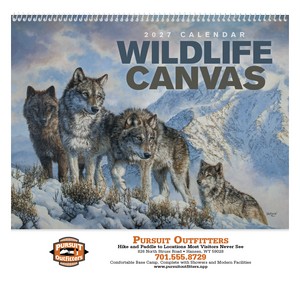 Good Value Wildlife Canvas - Spiral Calendar cover image