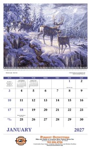 Good Value Wildlife Canvas - Spiral Calendar open image