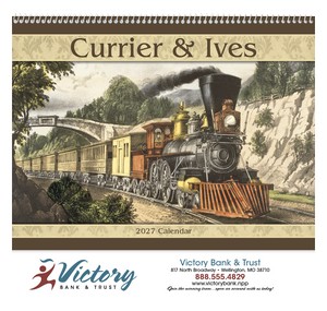 Good Value Currier & Ives - Spiral Calendar cover image