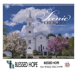 Good Value Scenic Churches - Spiral Calendar cover image