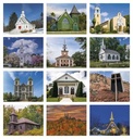 Good Value Scenic Churches - Spiral Calendar month image