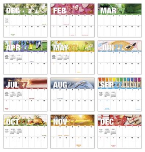 Good Value Seasonal Expressions Big Block Calendar month image