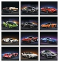 Good Value Exotic Sports Cars - Spiral Calendar month image