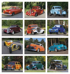 Good Value Street Rods - Spiral Calendar month image