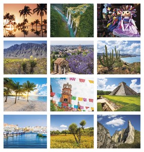 Good Value Mexico - Spiral Calendar month image