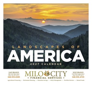 Good Value Landscapes of America - Stapled Calendar cover image