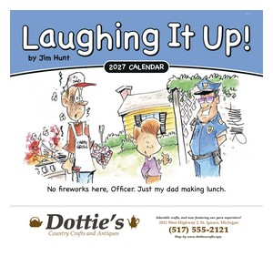 Good Value Laughing It Up - Stapled Calendar cover image