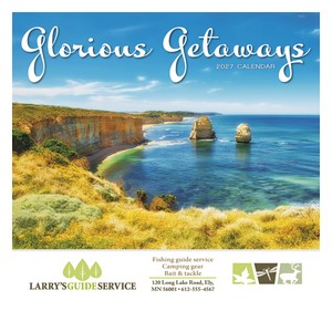 Good Value Glorious Getaways - Stapled Calendar cover image