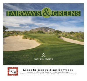 Good Value Fairways & Greens - Stapled Calendar cover image