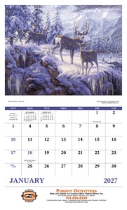 Good Value Wildlife Canvas - Stapled Calendar open image