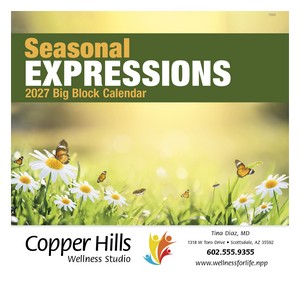 Good Value Seasonal Expressions Big Block - Stapled Calendar cover image