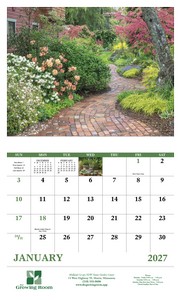 Good Value Garden Walk - Stapled Calendar open image