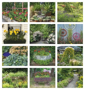 Good Value Garden Walk - Stapled Calendar month image