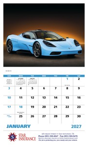 Good Value Exotic Sports Cars - Stapled Calendar open image