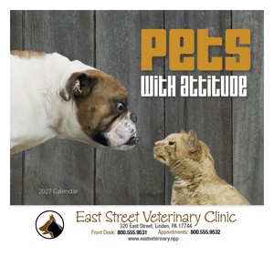 Good Value Pets with Attitude - Stapled Calendar cover image