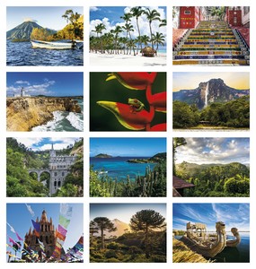 Good Value Latinoamerica en Paisajes - Stapled Calendar month image