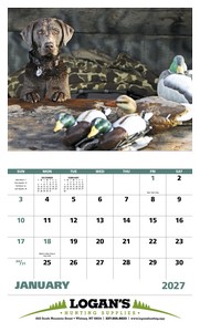 Good Value Sporting Dogs - Stapled Calendar open image