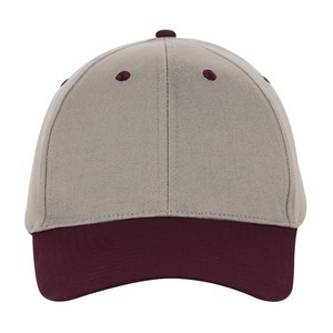 7340 Khaki/Burgundy