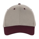 7340 Khaki/Burgundy