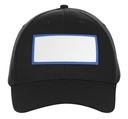 7340 Black rectangle royal patch