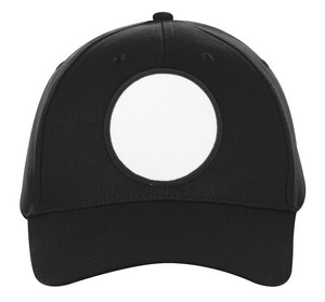 7340 Black circle black patch