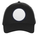 7340 Black circle navy patch