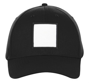 7340 Black square black patch