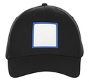 7340 Black square royal patch