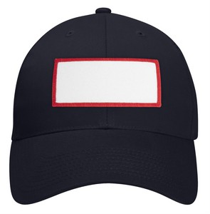 7360 navy rectangle red patch