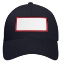 7360 navy rectangle red patch