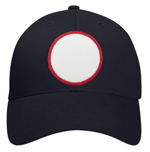7360 navy circle red patch