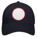 7360 navy circle red patch