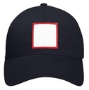 7360 navy square red patch
