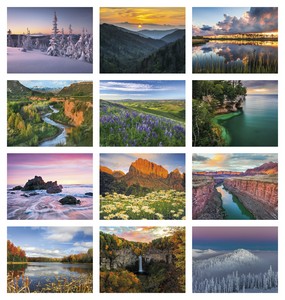 Good Value Landscapes of America - Window Calendar month image