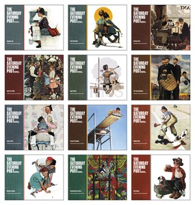 Good Value The Saturday Evening Post - Window Calendar month image