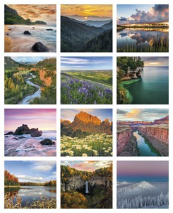 Good Value Landscapes of America - Mini Calendar month image