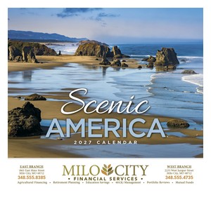 HotLine Products Scenic America Appointment Calendar - Stapled cover image