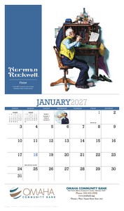 the Saturday Evening Post Norman Rockwell Appointment Calendar - Stapled open image
