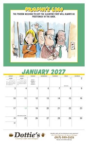 HotLine Products Murphy's Law Appointment Calendar - Stapled open image