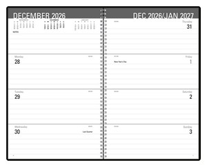 Triumph Calendars Classic Weekly Desk Planner open image