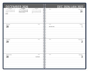Triumph Calendars Classic Weekly Desk Planner open image