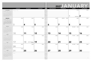 Triumph Calendars Standard Year Desk Planner with Custom Cover open image