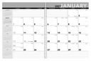 Triumph Calendars Standard Year Desk Planner with Custom Cover open image