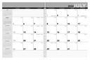 Triumph Calendars Academic Year Desk Planner with Custom Cover open image