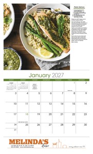 HotLine Products Cooking Appointment Calendar - Stapled open image