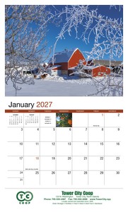 HotLine Products America's Bounty Appointment Calendar - Stapled open image