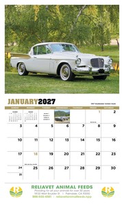 HotLine Products Highway Memories Appointment Calendar - Stapled open image