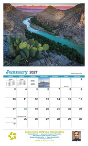 HotLine Products Texas Appointment Calendar - Stapled open image